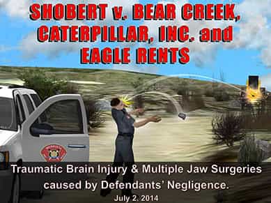 SHOBERT v. DEAR CREEK, CATERPILLAR, INC. and EAGLE DENTS